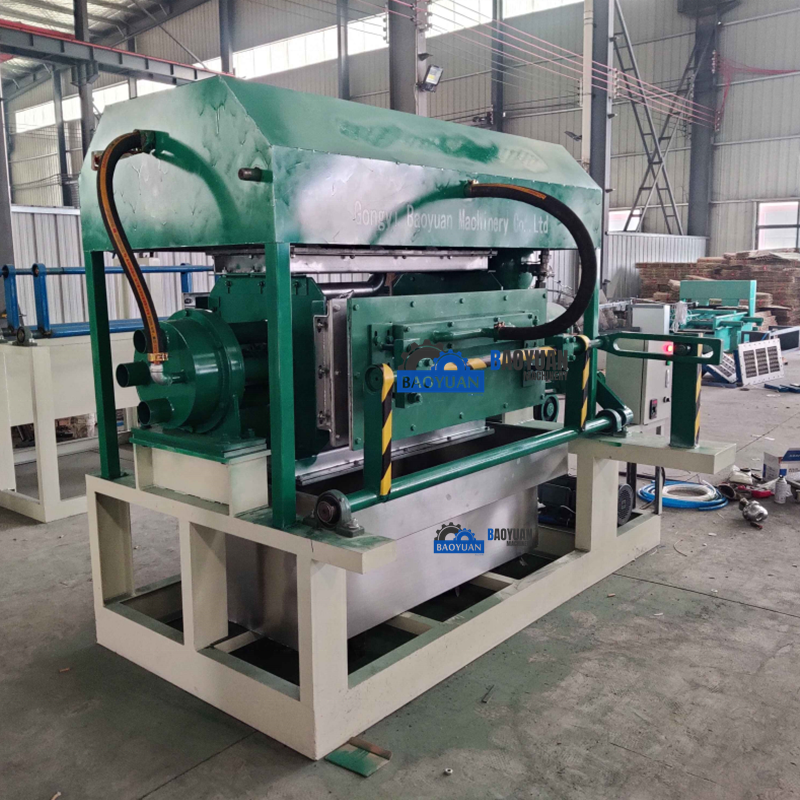 Full Automatic Small Paper Pulp Molding Machine Paper Egg Tray Machine Paper Shoes Tray Making Machine