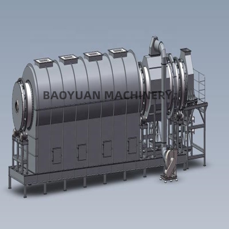 Activated carbon regenerator rotary kiln for recycling waste activated carbon furnace with reasonable price