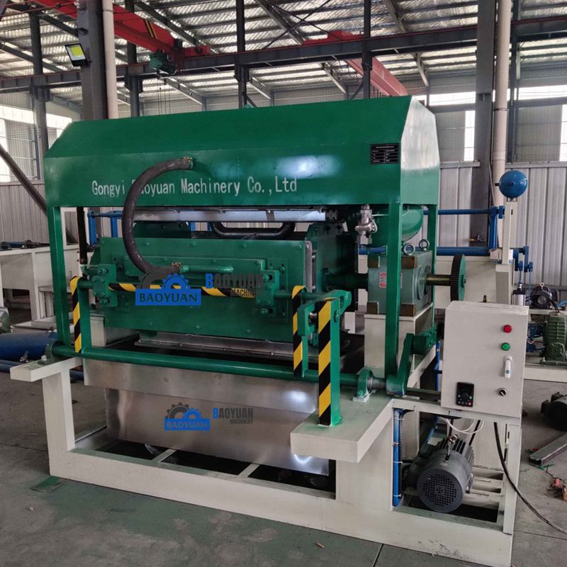 Full Automatic Small Paper Pulp Molding Machine Paper Egg Tray Machine Paper Shoes Tray Making Machine