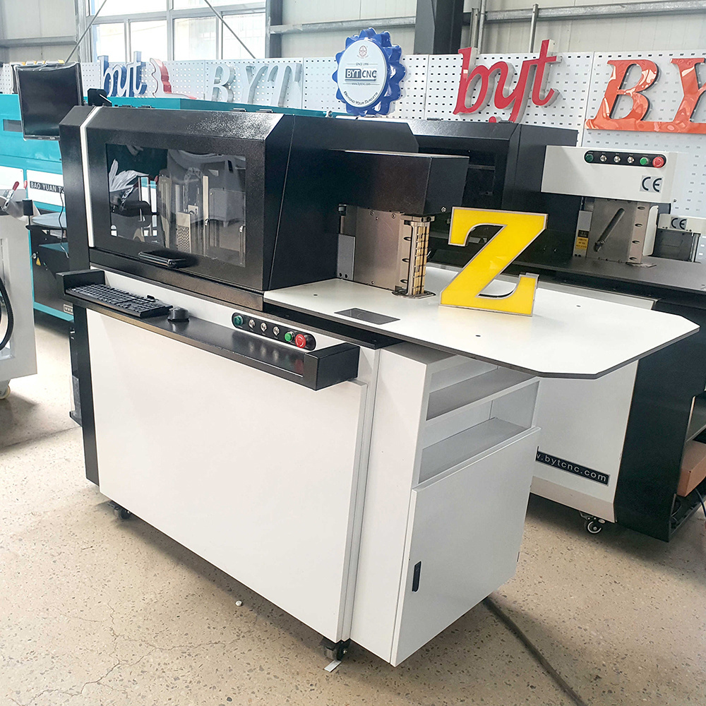 Luminous Characters  bending channel letter press machine for folding metal profile coils channel letter bender