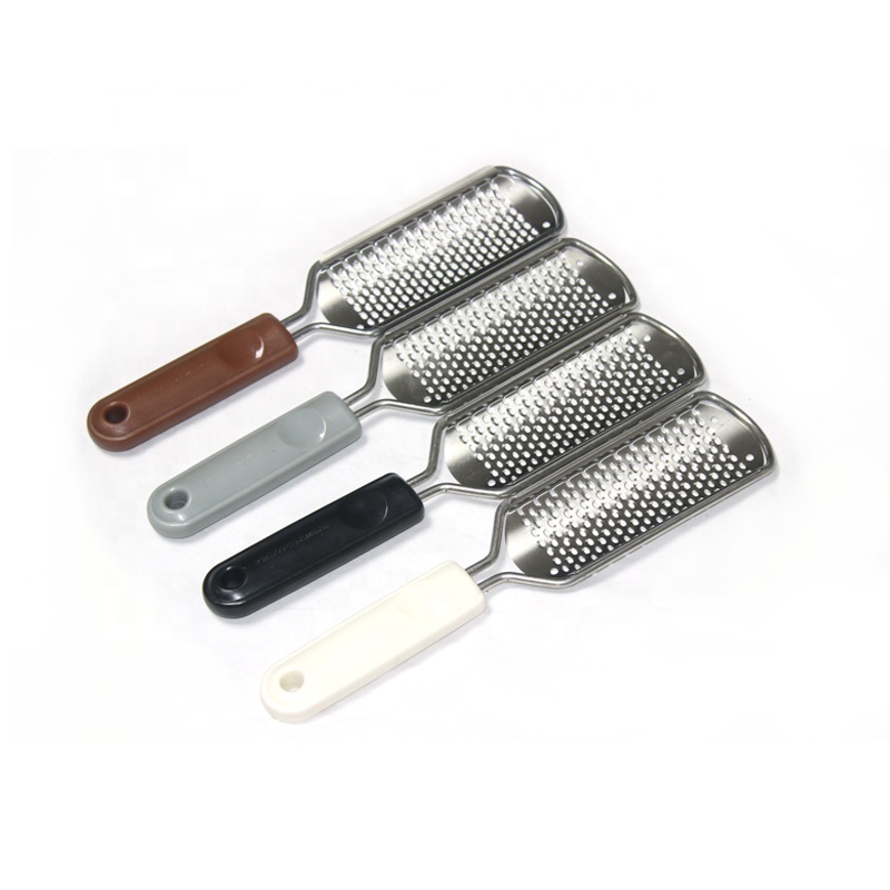 Hight quality low price professional pedicure tools stainless steel metal foot rasp file