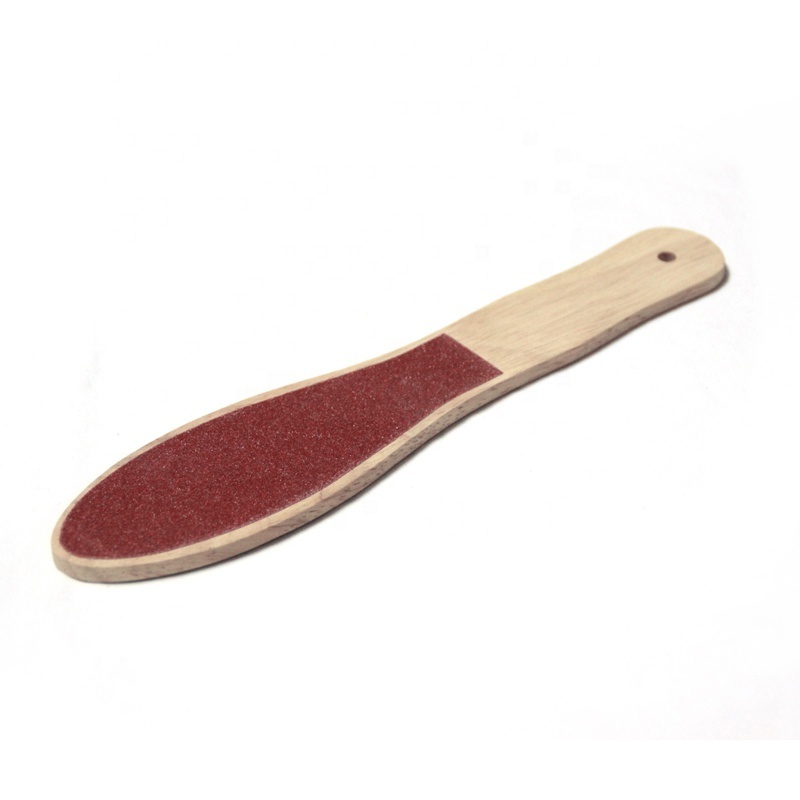 Wholesale portable size durable wooden feet clean pedi foot file refill grits for clean foot