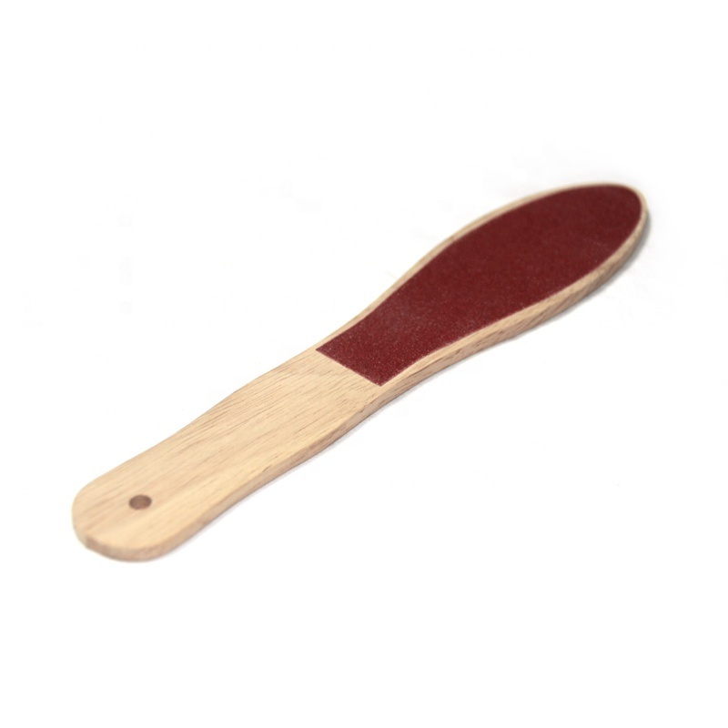 Wholesale portable size durable wooden feet clean pedi foot file refill grits for clean foot