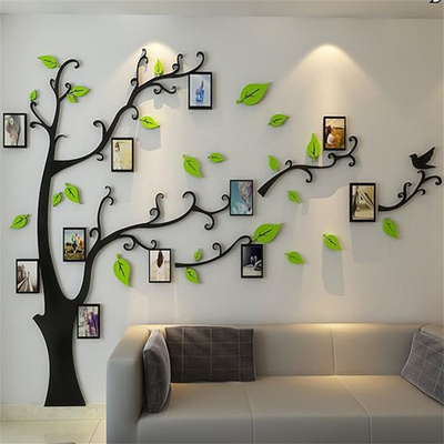 High Quality Waterproof Wall Stickers DIY Photo Frame Tree Wall Stickers Family Stickers Home Wall Paintings Decoration