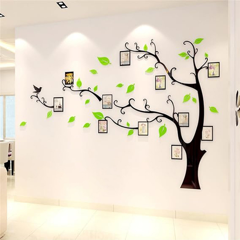 High Quality Waterproof Wall Stickers DIY Photo Frame Tree Wall Stickers Family Stickers Home Wall Paintings Decoration