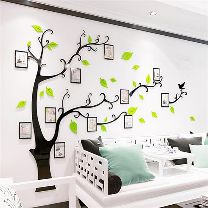 High Quality Waterproof Wall Stickers DIY Photo Frame Tree Wall Stickers Family Stickers Home Wall Paintings Decoration