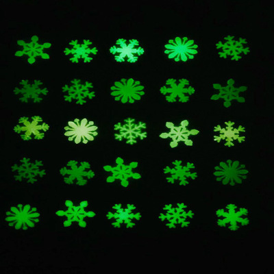 High Quality Glow Snowflake Luminous Wall Stickers Fluorescent Stickers Party Home Decor