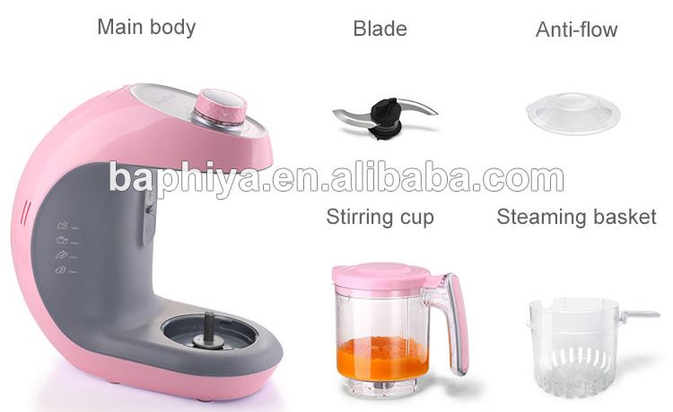 2 In 1  stainless steel blade babycook/baby food maker/food processor/blender