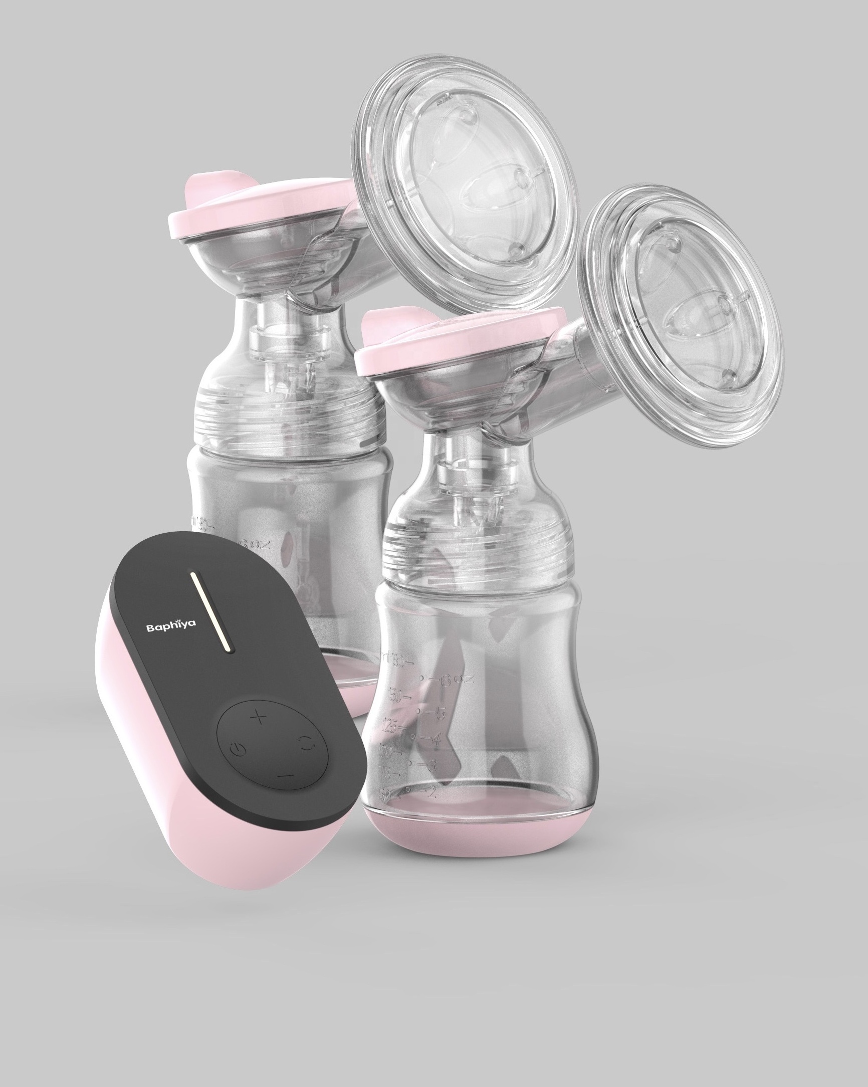 Soft message nice design mother milk sucker touch screen panel electric breast pump dual sides