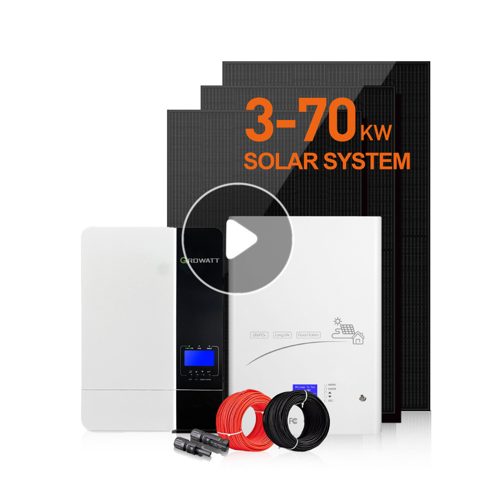 Home Energy Storage Solar Panel Power System 8Kw 10Kw 15Kw 20Kw Solar Energy Residential Hybrid Off Grid Solar Energy System