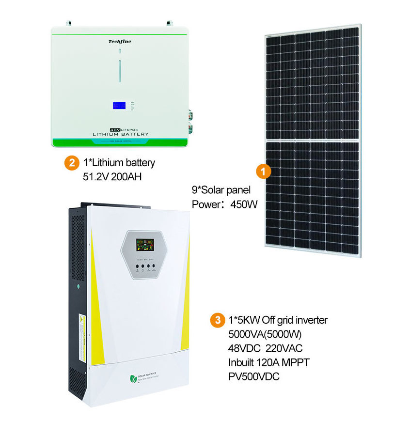 Power Dream 5Kw 10Kw 15Kw 20Kw Solar Panel 10Kw Solar Photovoltaic System 10Kw Solar Power Kit On Off Hybrid Grid