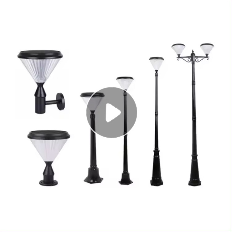 Power Dream Outdoor Waterproof Solar Garden Light Outdoor Induction Garden Villa Community Lighting Led Bollard Light