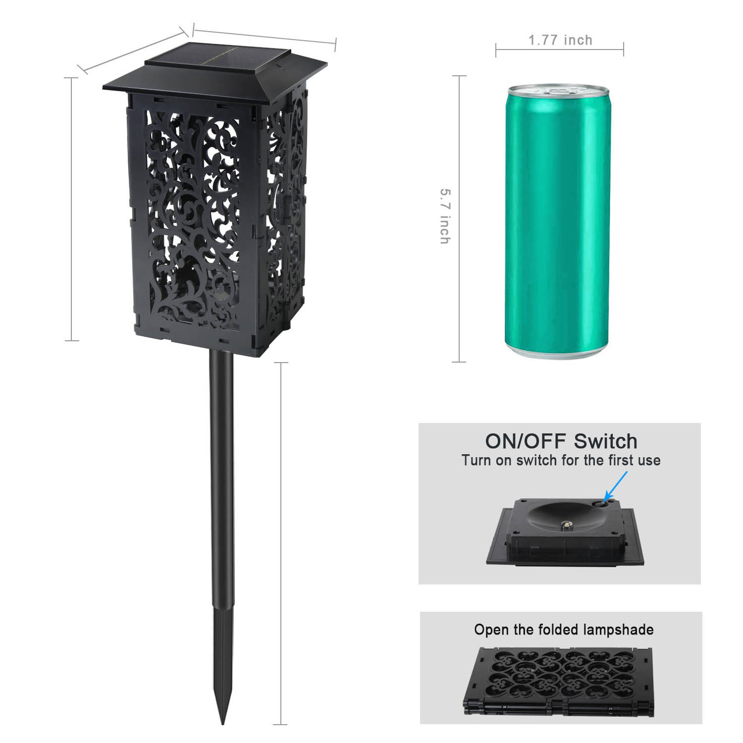 RGB deck garden flame LED waterproof ip65 ground solar fence decorative outdoors torch ABS lawn 600mah solar garden deck light