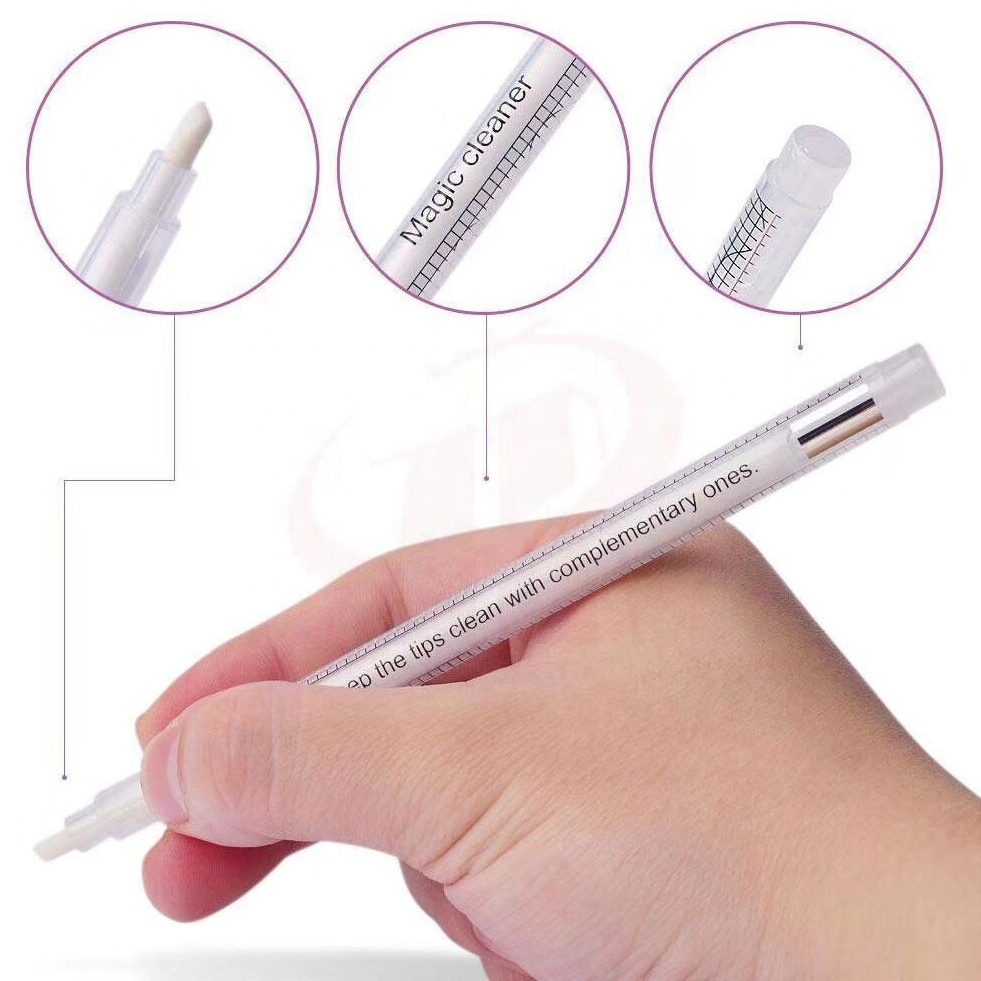 Magic Eraser Pen Eyebrow Tattoo Remover of Marker Ink Permanent Microblading Makeup Removal with 3 Replaced Heads