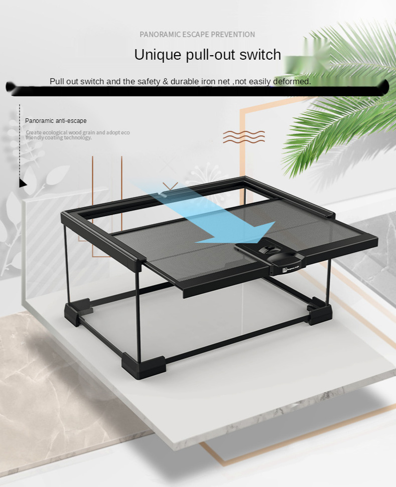 Barbarous BG Growth BT-01 2022 pets new invention Lizard Turtle Salamander bearded Salamander turtle acrylic Glass Breeding Tank