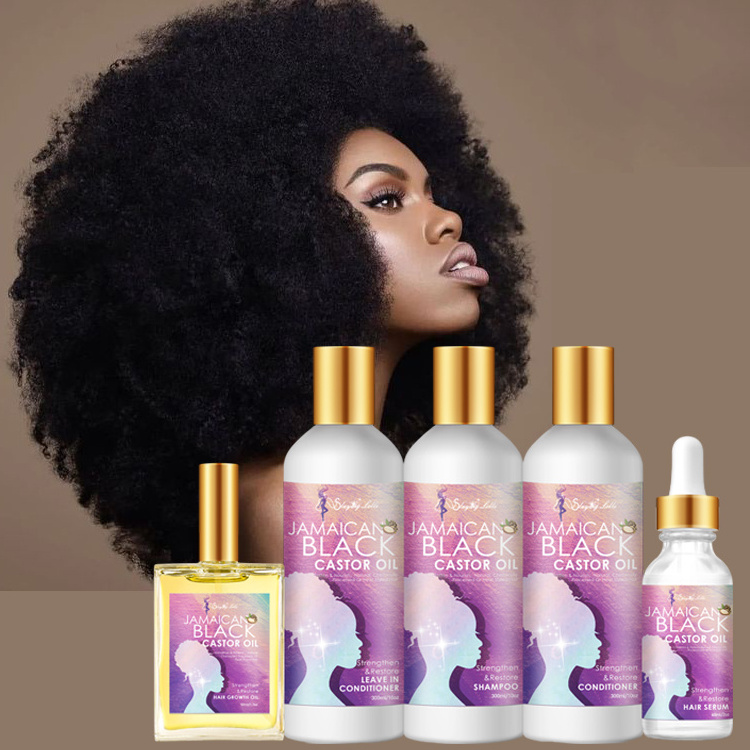 Jamaican Black Castor Oil olive oil hair care conditioner shampoo for african people curly hair