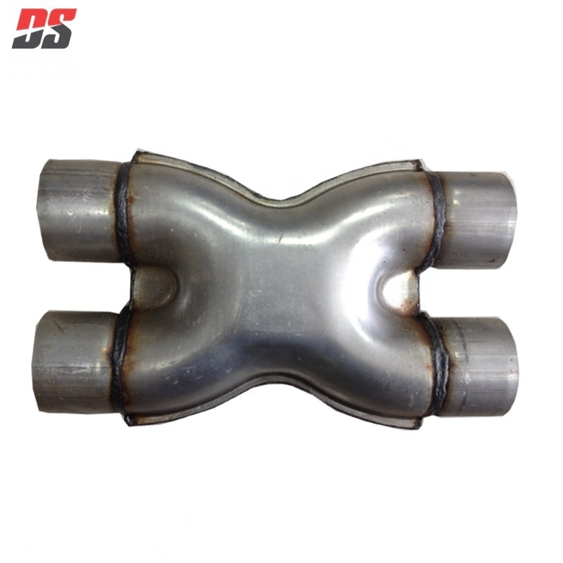 High performance stainless steel car exhaust x pipe for performance exhaust system