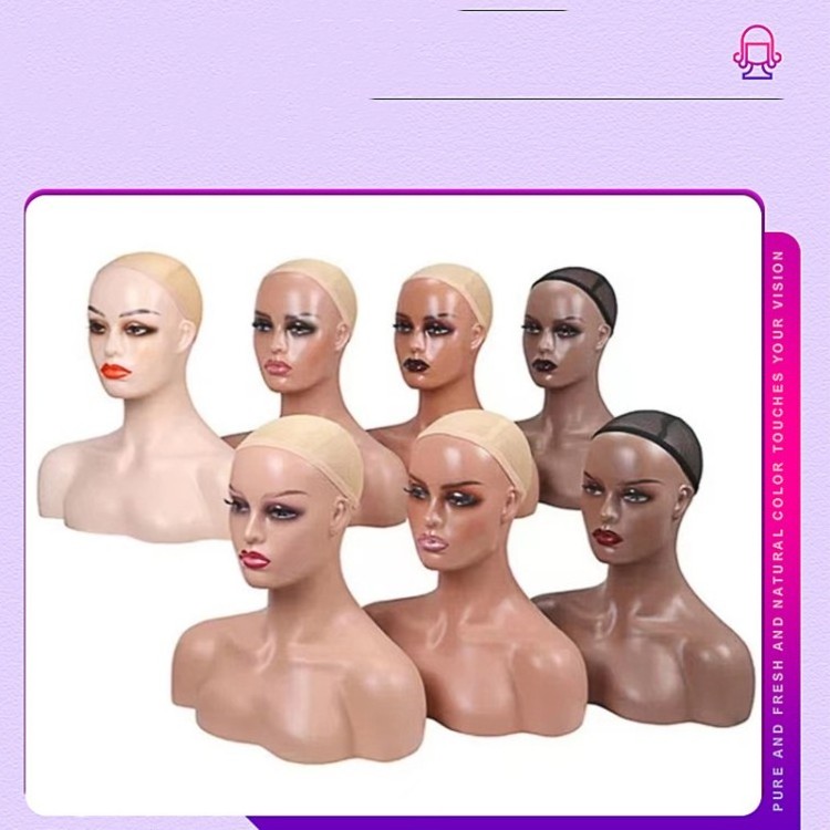 Wholesale High Quality Mannequin Head With Shoulder Hair Styling Tools Wig Mannequin Head