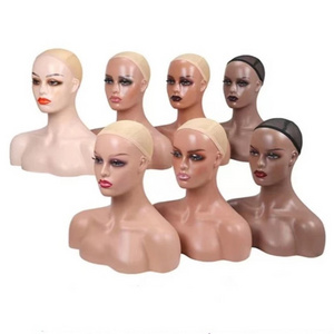 Wholesale High Quality Mannequin Head With Shoulder Hair Styling Tools Wig Mannequin Head