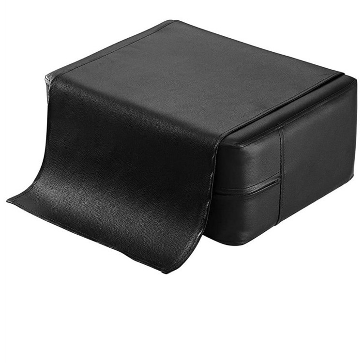 Factory Supply Barber Chair Children Barber Chair Seat Cushion Black Leather Baby Barber Cushion