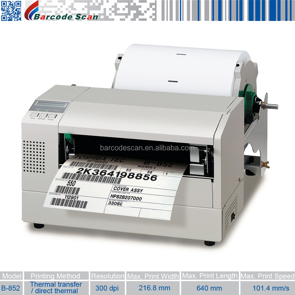 A4 Powerful Wide Printing TEC B-452 Bar Code Label Printer