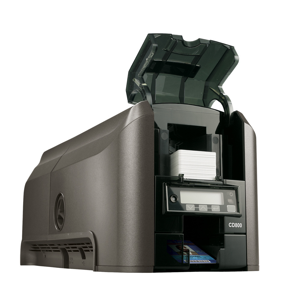 The Datacard CD800 series ID card printer for one or two-sided printing