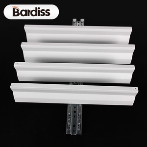 Hot sale aluminum louver suspended decorative false hook type baffle ceiling tiles