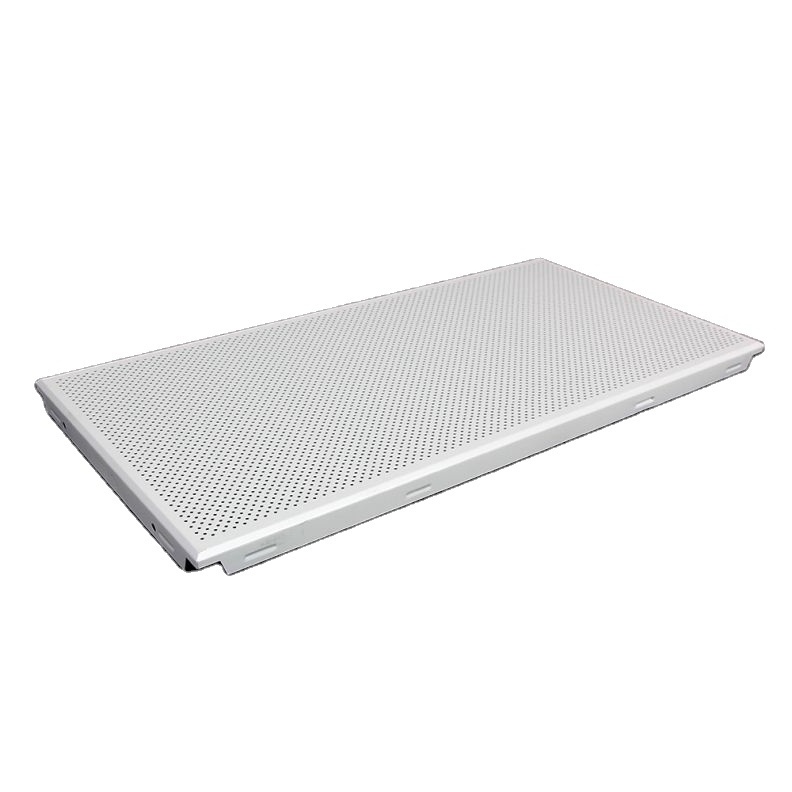 Acoustic Aluminium Ceiling Tiles 300*600 mm Perforated Aluminium Ceiling Panels 1*2 ft For Office Decoration