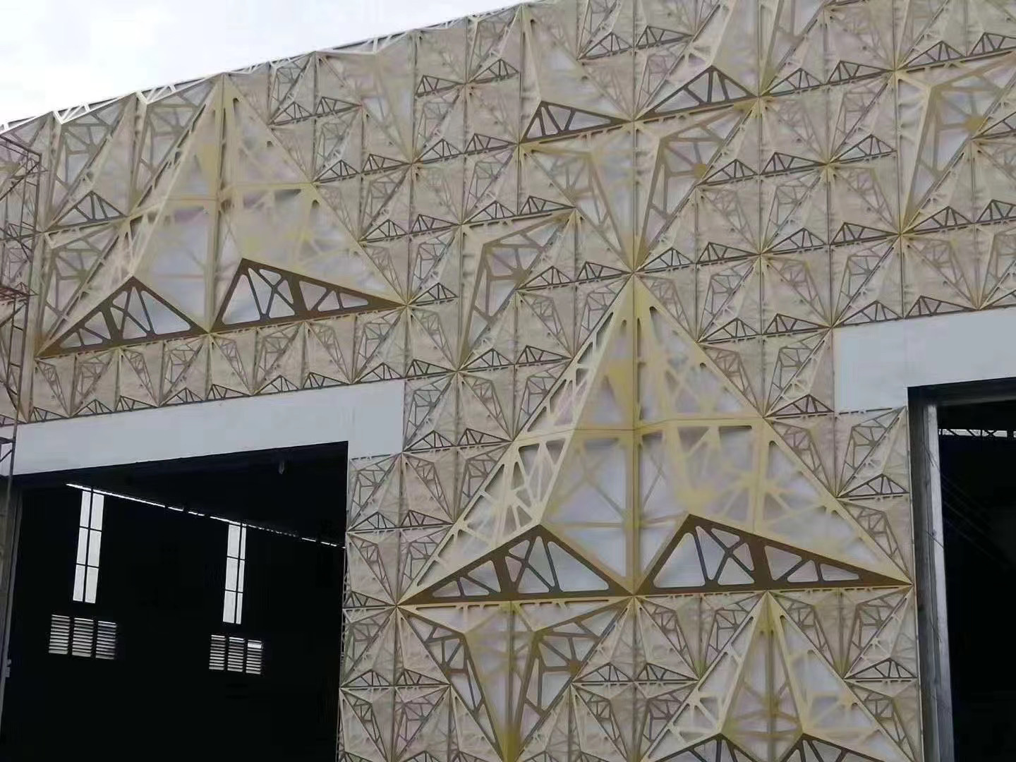 Aluminum Punched 3D Wall Panel for Facade