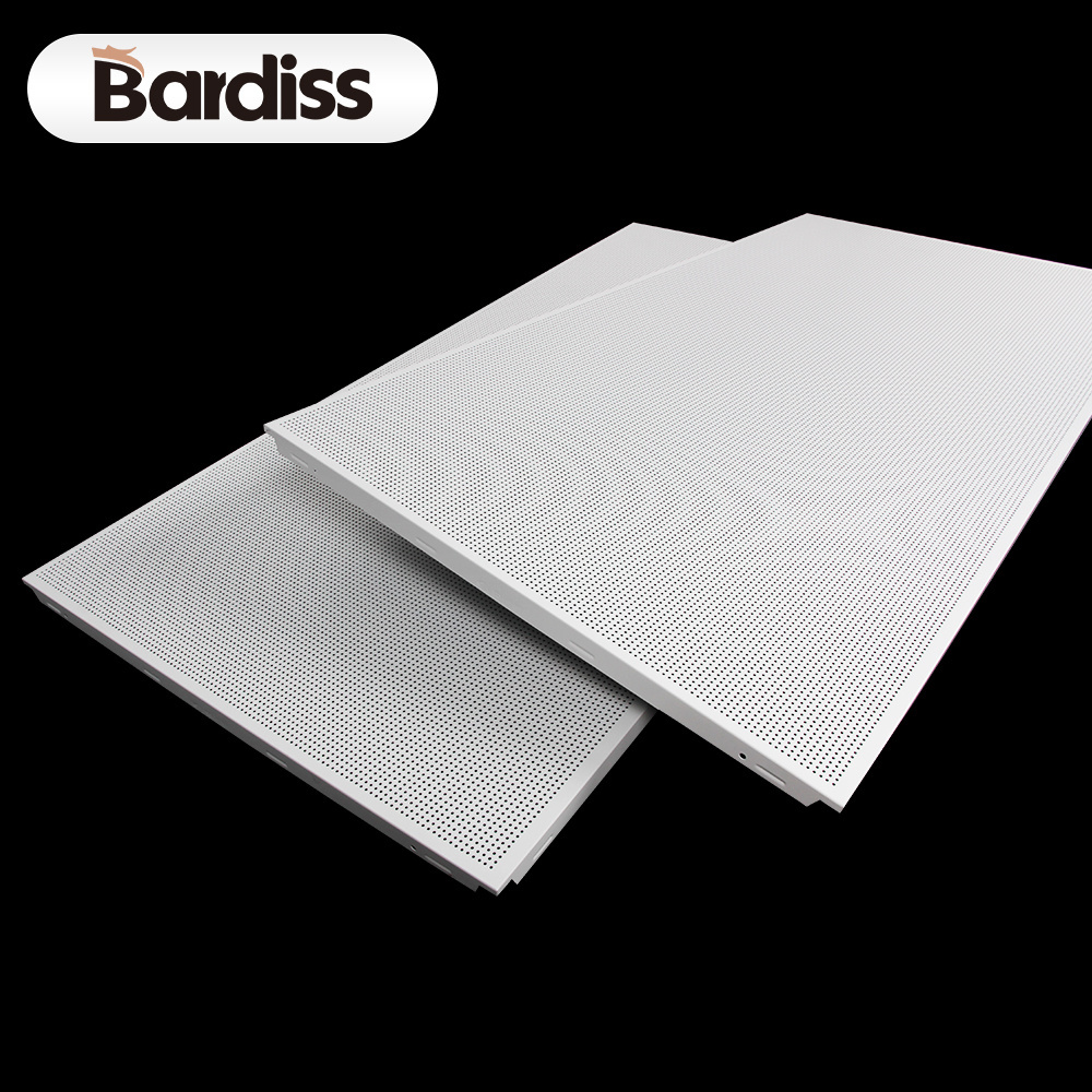 Suspended panel ceilings white 600x1200 aluminium ceiling tile