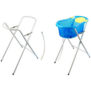 Baby Size Portable Folding Metal Baby Bath Tub Stand