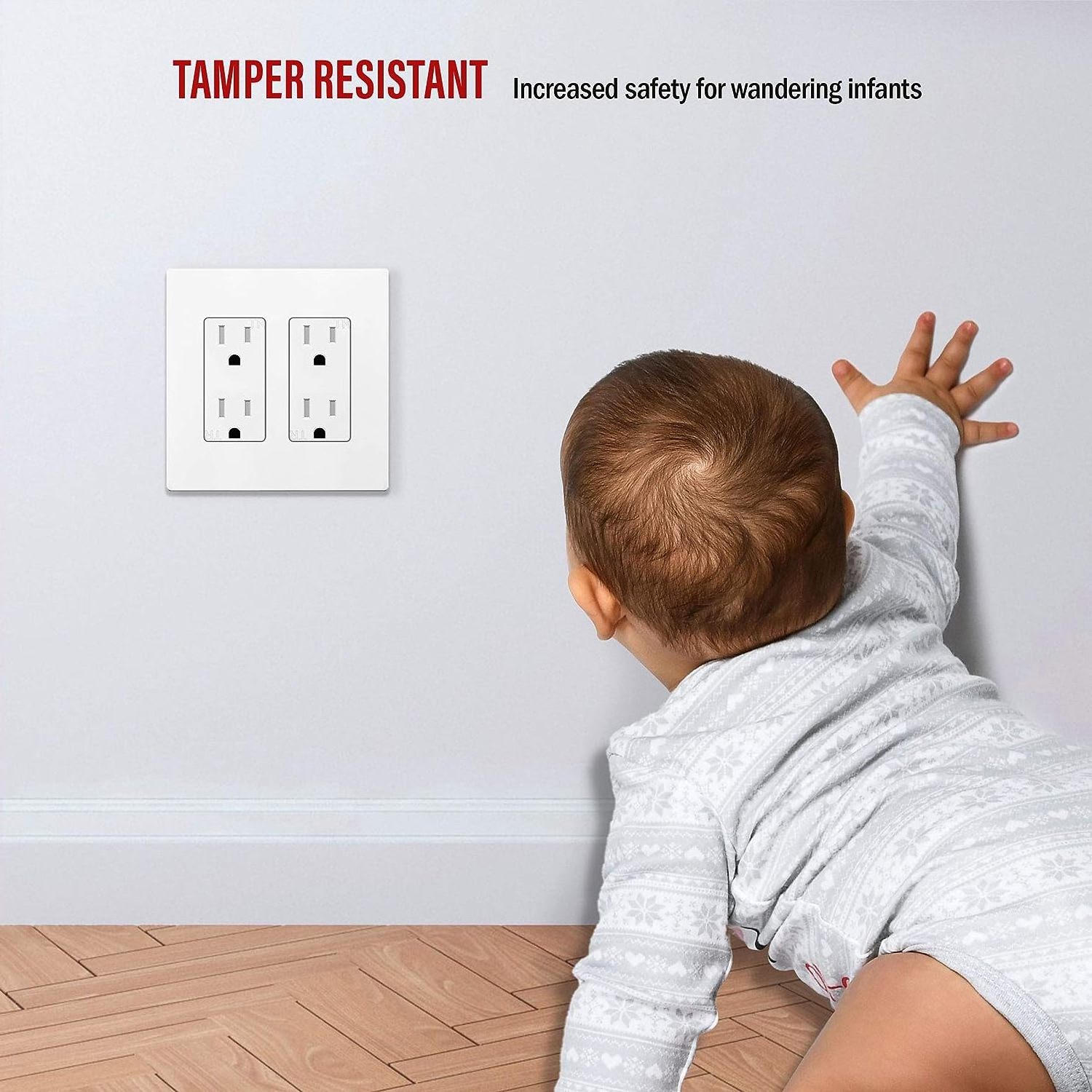 American Duplex Switch Socket Panel/ (Rectangular Hole Hook Hole),Plastic Wall Switch Covers