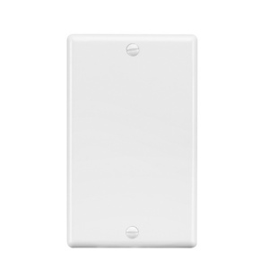 American blank wall plate 1-Gang No Device Blank Wallplate Standard Size Box Mount White