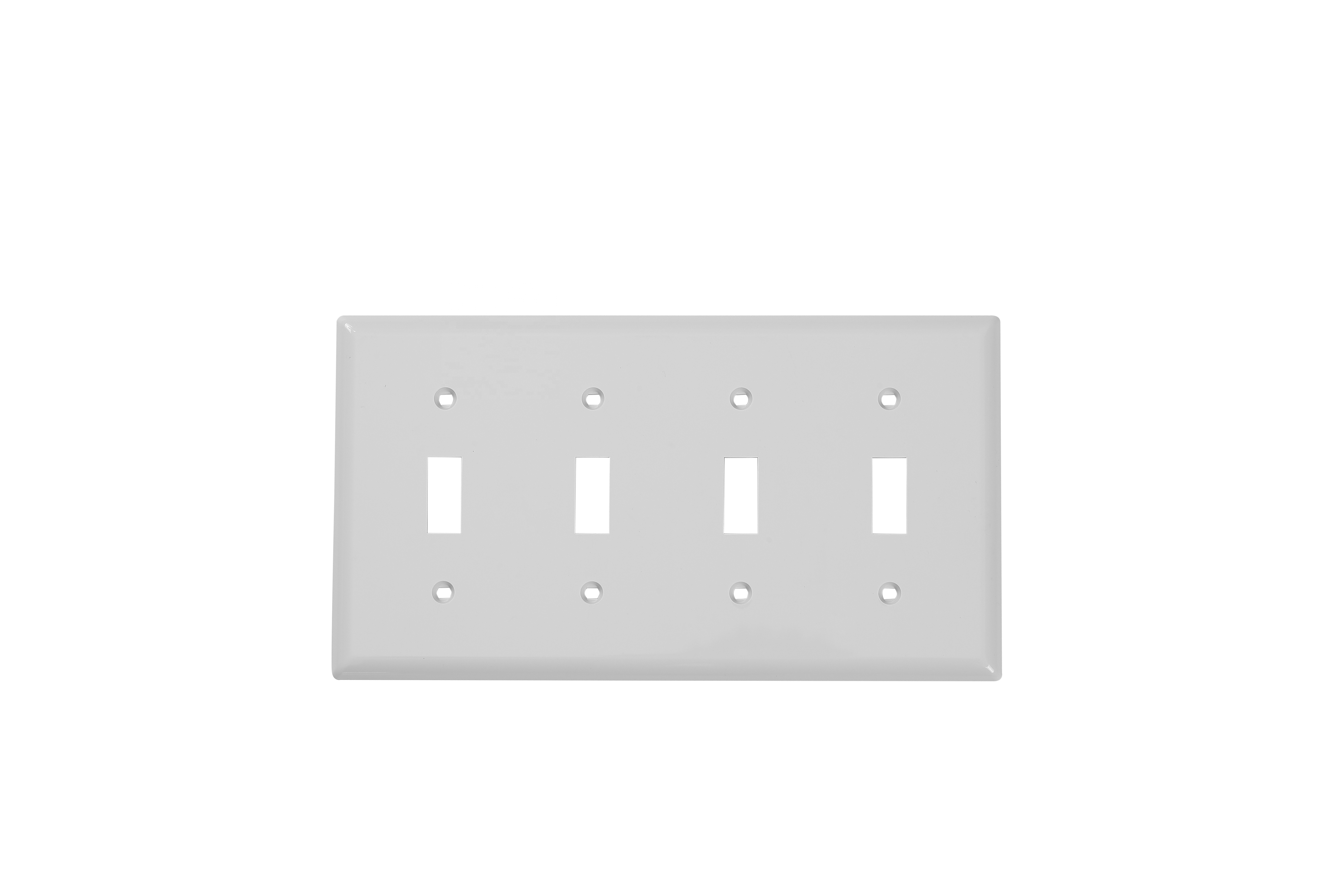 4-Gang Toggle Light Switch Cover,Plastic Wall Switch Covers