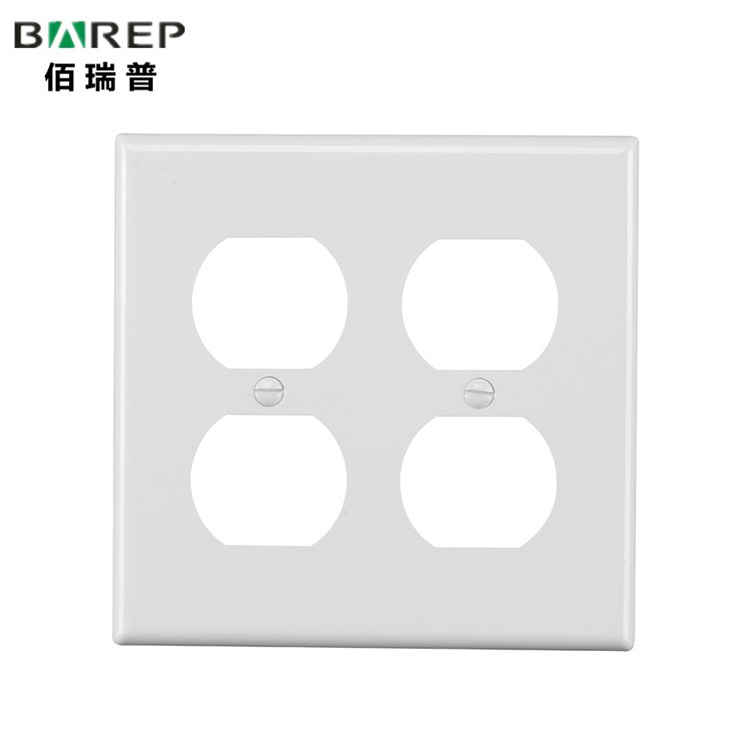 Outlet Socket Cover USA Standard 1 Gang Wall Plate Decor/GFCI Receptacle Electrical Switch Cover Plate Cover