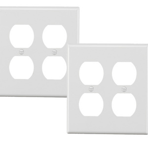 NEMA standard led light switch plate  2 gang electrical outlet wall plate cover