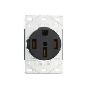 UL Listed Industrial Socket 50A 125V/250V Flush Mount Power Outlet