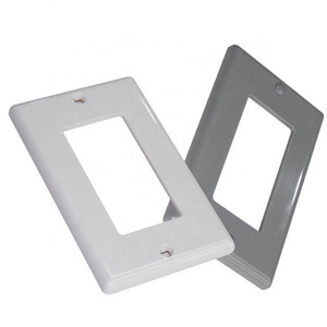 Decorator Light Switch or Receptacle Outlet Wall Plate Size 1-Gang Unbreakable Thermoplastic outlet plate cover