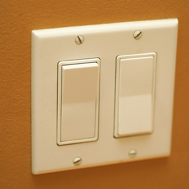 American Duplex Switch Socket Panel/ (Rectangular Hole Hook Hole),Plastic Wall Switch Covers