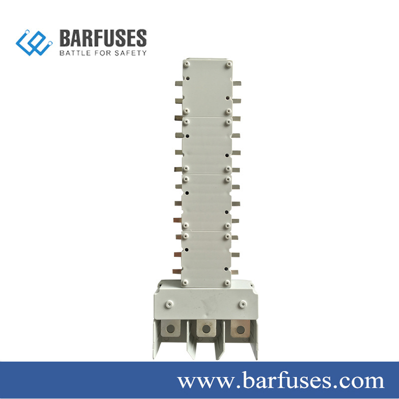 Barfuses 3 Phase Busbar System For Electrical Distribution Board 100A/125A/250A Copper MCB Circuit Break Pan Assembly