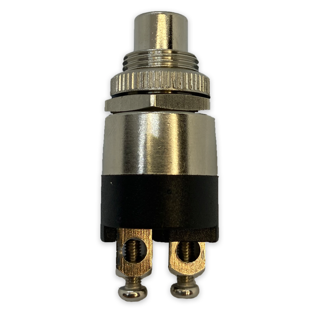 Metal Push Button Switch With Screw Terminal Nickel Plated Universal Switch