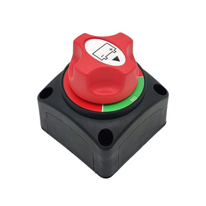 Marine Type Battery Disconnect Cut Off Kill Switch IP54 - 12V 50V 300A Battery Main Isolator For Boat Car Trucks