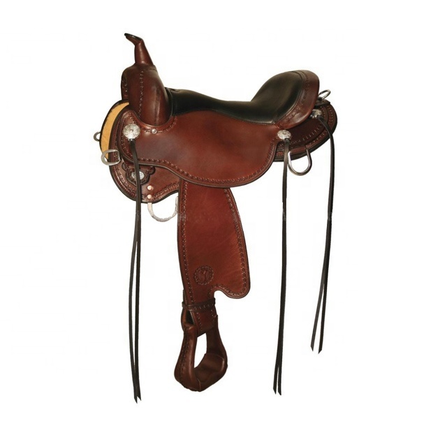 Horse western saddle with complete set.