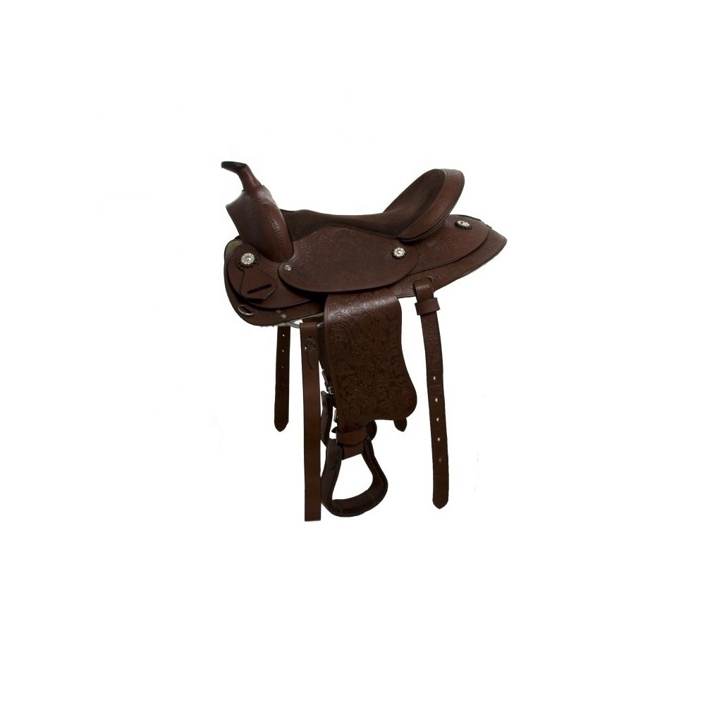 Horse western saddle with complete set.