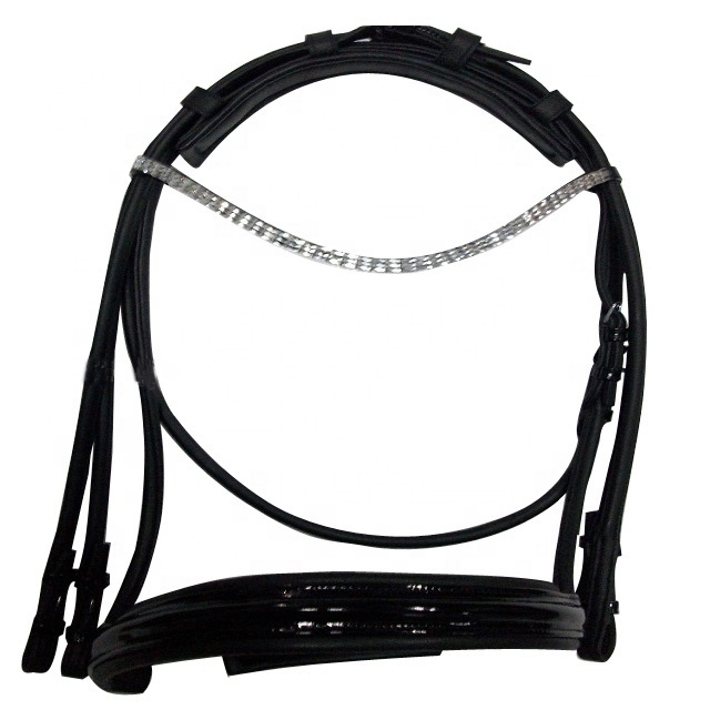 Leather horse bridles