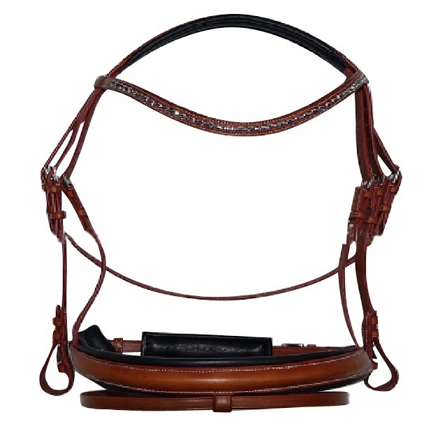 Leather horse bridles