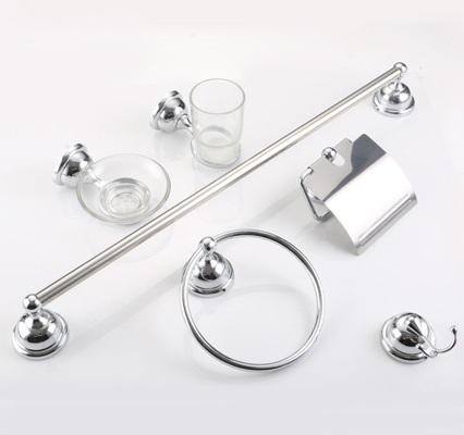 Modern high quality zinc bathroom accessories bathroom accessories sets 6pcs/7pcs