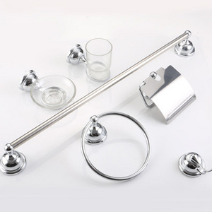 Modern high quality zinc bathroom accessories bathroom accessories sets 6pcs/7pcs