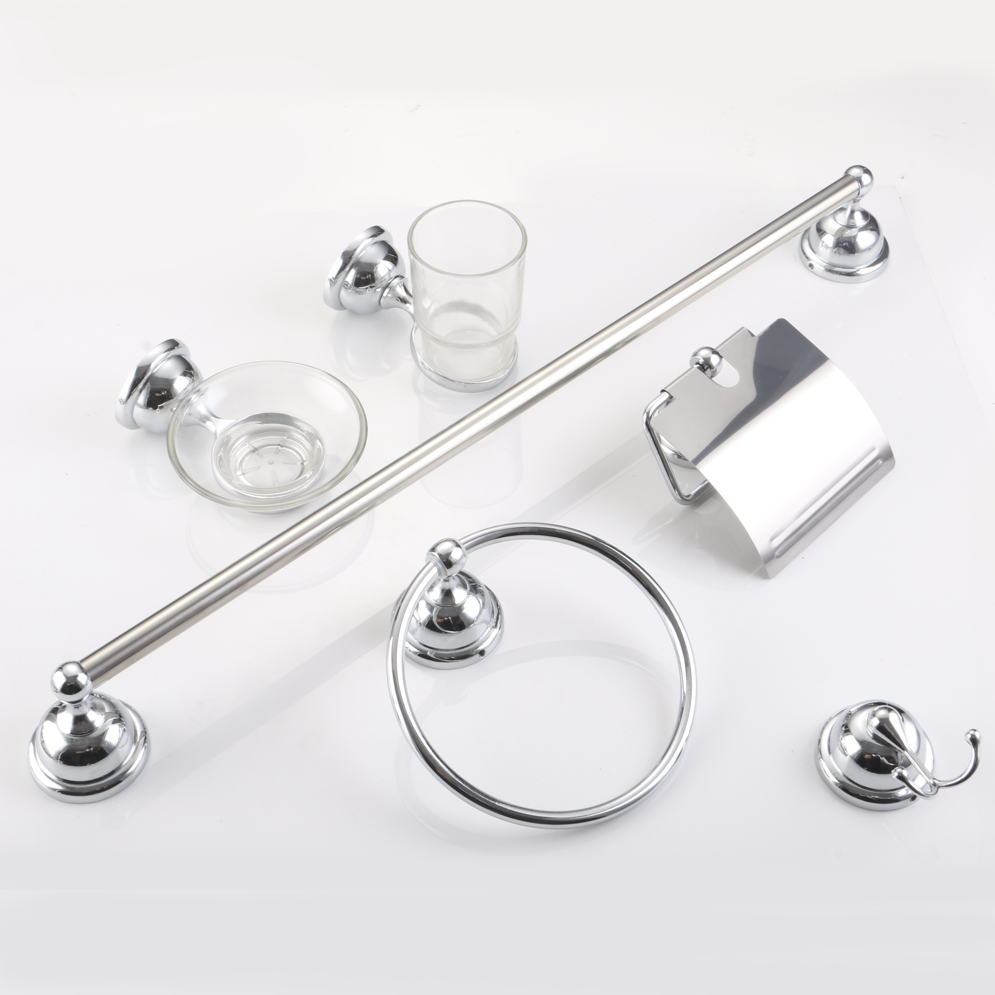 1700 High quality zinc bathroom accessories bathroom accessories 6pcs/7pcs