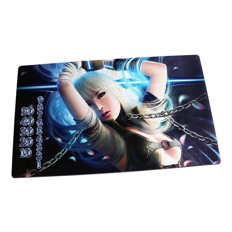 24x14 inches neoprene card game play mat custom yugioh playmat